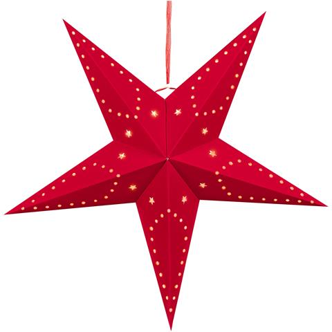 Set Di 2 Stelle Led Carta Rosso 60 Cm Motti - Foto 2