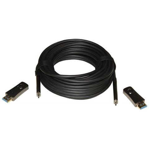 Cavo Hdmi 2.0 Aoc Fibra Ottica 30mt Con Connettori Staccabili - Foto 1