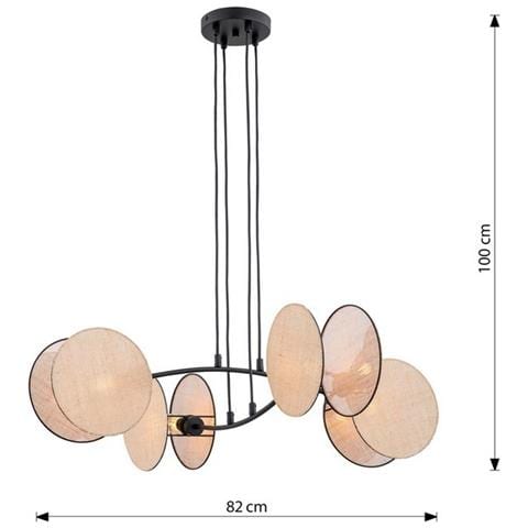 Lampada A Soffitto Nano - Nero - Acciaio Verniciato A Polvere - 116x11,5x11,5 Cm - Foto 8