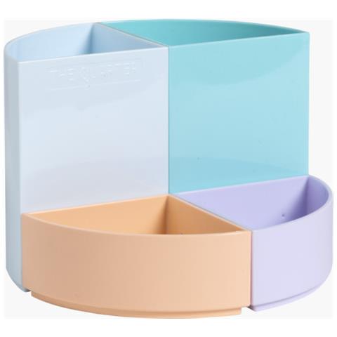 682296D portapenne Plastica Corallo, Verde, Azzurro, Mauve - Foto 2