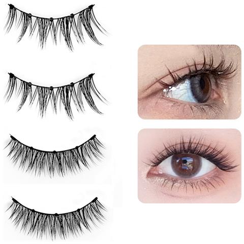 Ciglia Magnetiche Con Applicatore, 2 Paia Di Ciglia Magnetiche Riutilizzabili Modello 2 - Foto 1