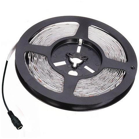 Striscia Strip 300 Led Smd 5050 Flessibile 5m Adesiva Luce Calda Ip65 14.4 W /mt - Foto 1