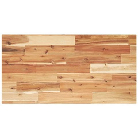 Piano Tavolo Rettangolare 60x40x2cm In Legno Massello Di Acacia - Foto 2