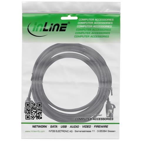 Cavo patch sottile, U /FTP, Cat. 8.1, TPE senza alogeni, nero 3m - Foto 2