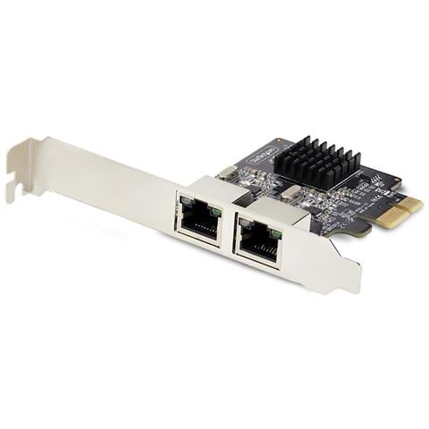 Scheda di rete PCIe Gigabit a 2 porte, adattatore di rete LAN PCI Express da 10/100/1000 Mbps, duplice Realtek RTL8111H, compatibile con Windows e Linux, TAA - Foto 1