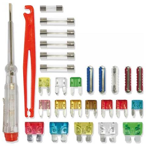 Kit Emergenza Fusibili 28 Pz Assortiti - Foto 1