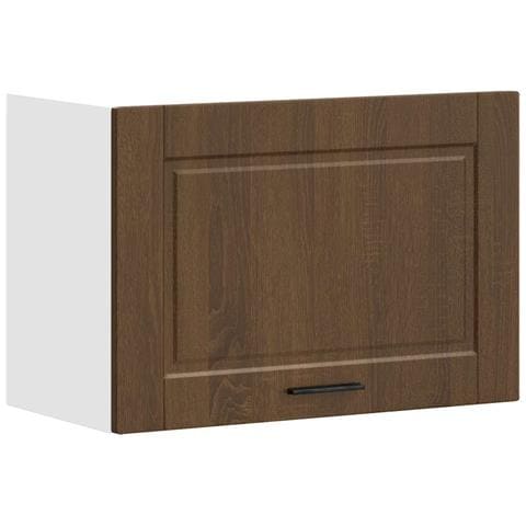 Pensile Da Cucina Porto Rovere Marrone In Legno Multistrato - Foto 2