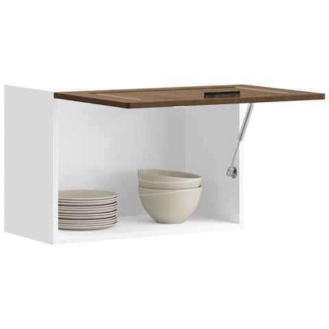 Pensile Da Cucina Porto Rovere Marrone In Legno Multistrato - Foto 1