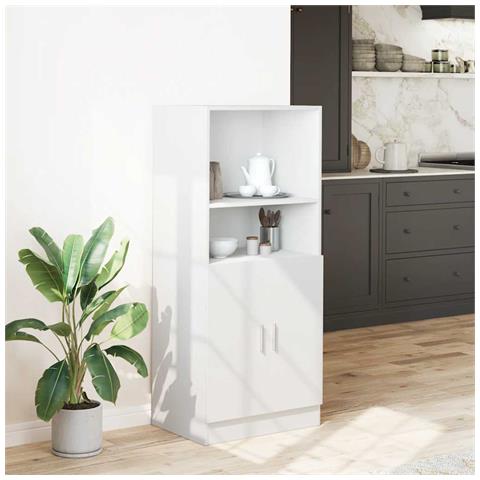 Mobile Da Cucina Bianco 57x41,5x131,5 Cm In Truciolato - Foto 1