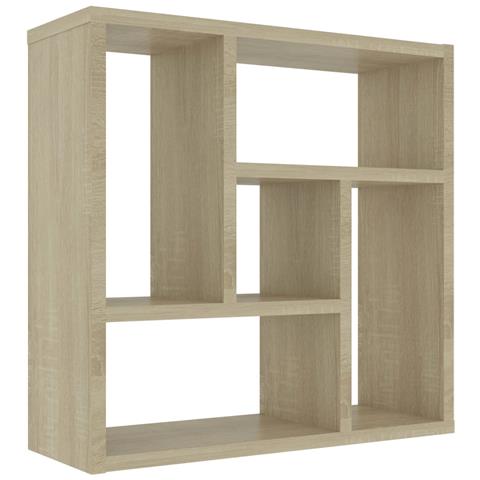 Scaffale Parete Rovere Sonoma 45,1x16x45,1 Cm Legno Multistrato - Foto 1
