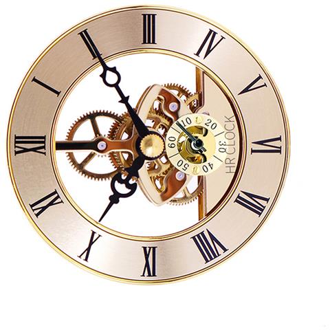 Meccanismo Per Orologio Dorato Da 86mm - Meccanismo A Ingranaggi Trasparenti - Foto 2