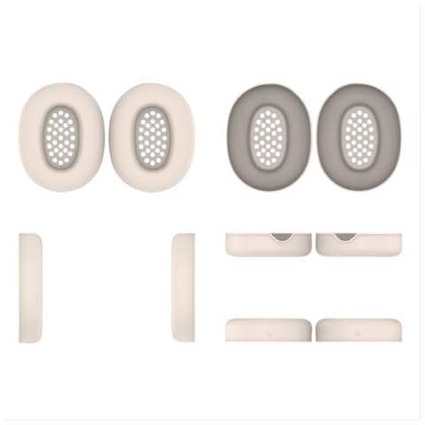 Cuscinetti Auricolari Di Ricambio In Silicone Per Cuffie Sony Ult Wear - Protezione E Comfort Superiori Beige - Foto 1