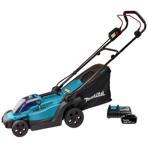 Tagliaerba a Spinta DLM330RT Superficie 450 m² Larghezza Taglio 33 cm Colore Nero /Blu - Foto 1