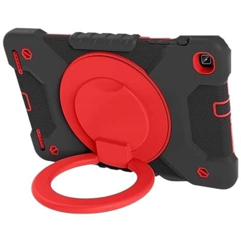 Custodia Con Supporto Girevole Per Samsung Galaxy Tab A 10.1 2019 Rosso - Foto 2