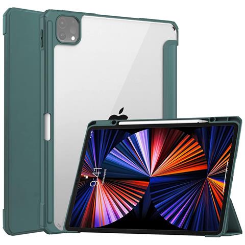 Custodia Magnetica Verde Con Portapenne Per Ipad Pro 12,9"" - Foto 1