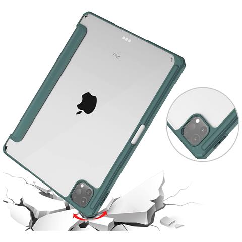 Custodia Magnetica Verde Con Portapenne Per Ipad Pro 12,9"" - Foto 4