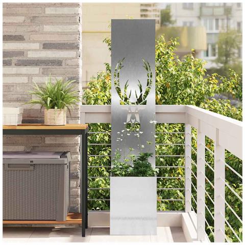 Schermo per privacy in giardino Argento 32 x 140 cm - Foto 2