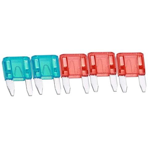 Fusibili Auto 10 Pezzi Per Protezione Sistema Elettrico, Multicolore - Foto 2