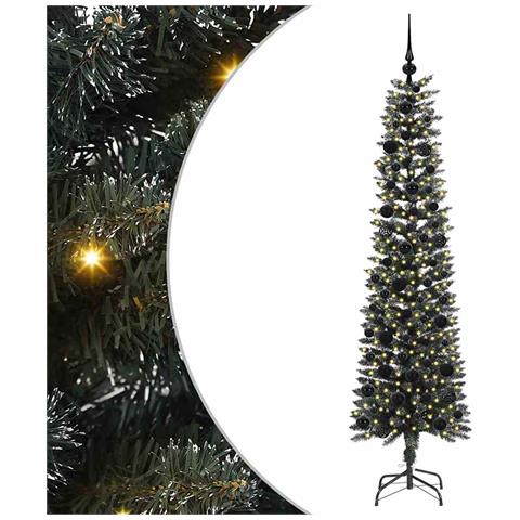Albero di Natale artificiale con 300 LED Verde 180 cm - Foto 1