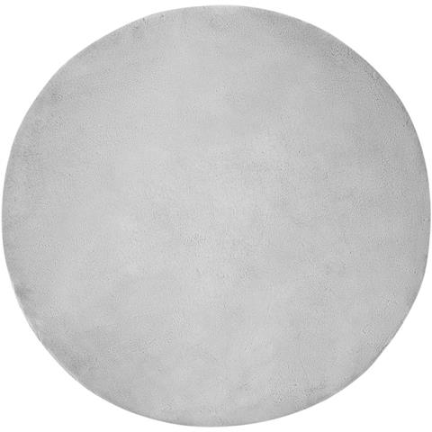 Tappeto in Pelliccia Sintetica di Coniglio Olite Grigio - Foto 1