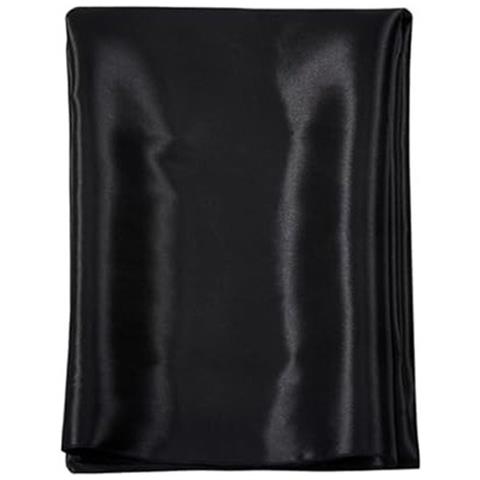 Elegante Tovaglia Rettangolare In Raso Di Poliestere Per Feste, Matrimoni Ed Eventi Black - Foto 2