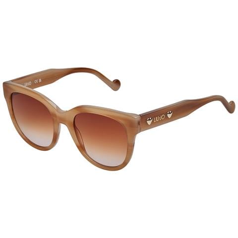 Occhiali Da Sole Rotondi In Acetato Con Montatura A Occhio Di Gatto Da Donna Lj772s - Foto 1