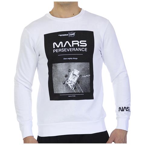 Felpa Basic Da Uomo Mars03s A Manica Lunga E Collo Tondo - Foto 1