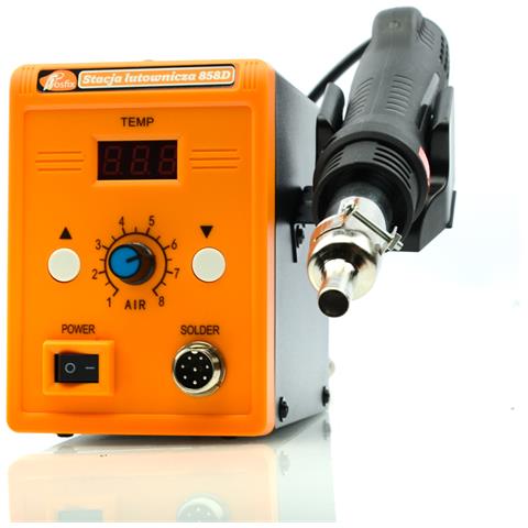 Kit Saldatura Plastica 858d - 700w, 4 Ugelli, 300g Lega | Regolazione Temperatura 100-500°c | Riparazione Professionale Plastica - Foto 8