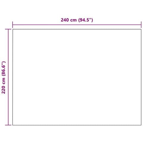 Coperta Beige 220 x 240 cm Panno - Foto 9