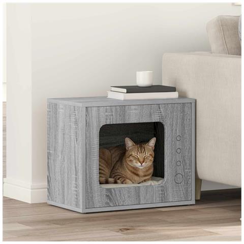 Casa per Gatti Grigio Sonoma 51 x 30 x 42,5 cm - Foto 2