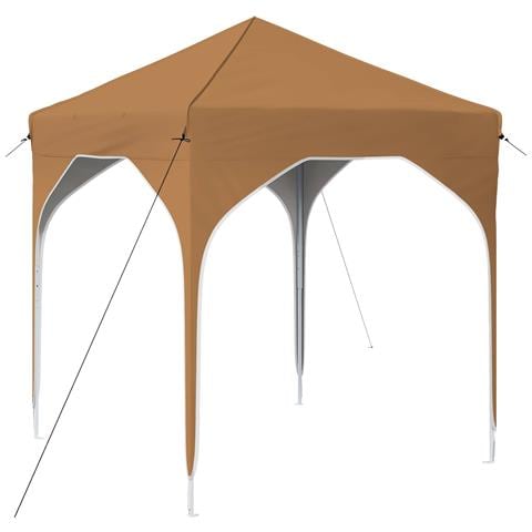 Tenda per feste a pop-up 194 x 194 x 245 cm Beige - Foto 1