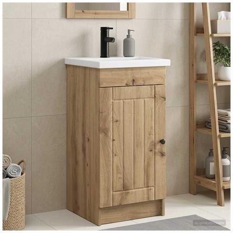 Mobile da bagno con lavabo Rovere Artigianale 42 x 40 x 84,5 cm - Foto 2
