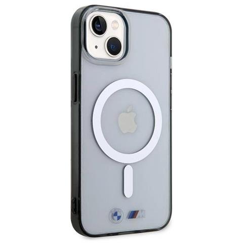 Custodia Magsafe Bmw Silver Ring Per Iphone 14 Plus - Trasparente - Foto 2