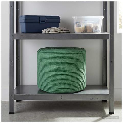 Corda di Cotone 6 mm 500 m Verde 100% Cotone - Foto 2