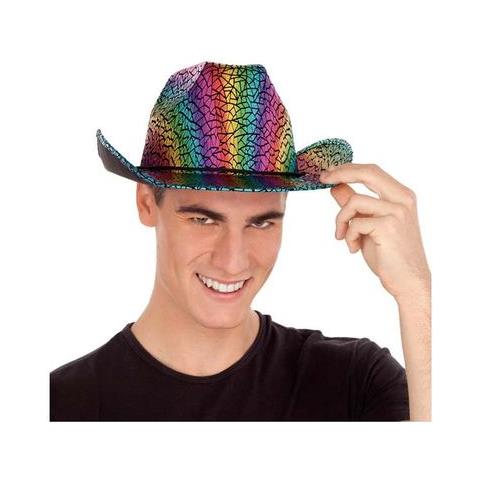 Cappello da cowboy arcobaleno T / 58 - Foto 1