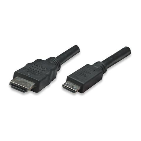 ICOC HDMI-B-015 - Cavo High Speed Mini HDMI a HDMI Maschio / Maschio Nero, 1,8 m - Foto 2