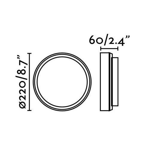 Tom Xl Led, Applique, - Bianco - Foto 3