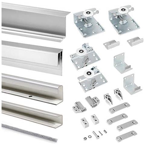 Sistema Scorrevole Armadio 2 Ante Sospese - Foto 1