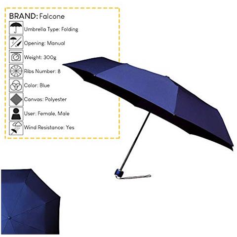 Minimax® Ombrello Classico, 100 Cm, Blu (blau)  - Foto 3