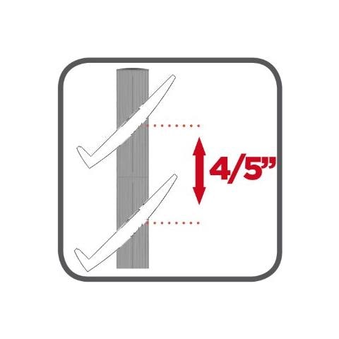 Easydisplays 255 n. 02 supporto Mobile Profilo Polistirolo Grigio - Foto 2