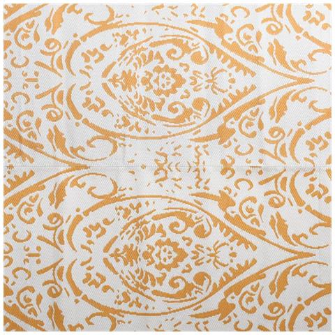 Tappeto Da Esterni Arancione E Bianco 190x290 Cm In Pp - Foto 6