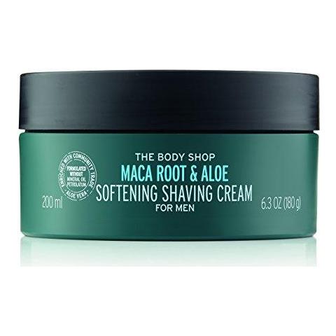 Il 200ml Body Shop Radice Di Maca E Aloe Rammollimento Crema Da Barba - Foto 2