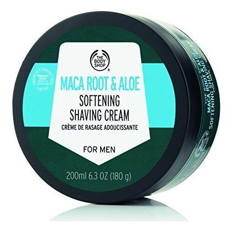 Il 200ml Body Shop Radice Di Maca E Aloe Rammollimento Crema Da Barba - Foto 1