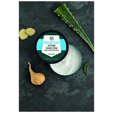 Il 200ml Body Shop Radice Di Maca E Aloe Rammollimento Crema Da Barba - Foto 4