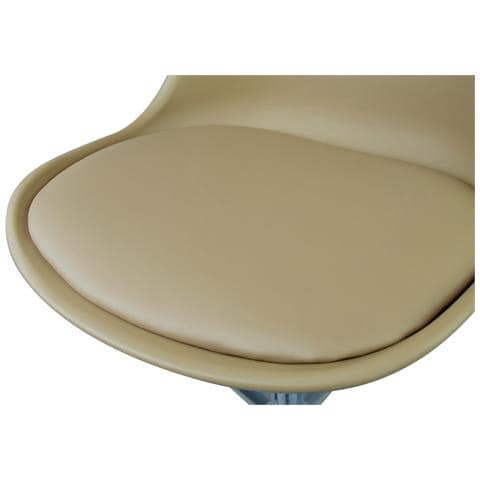 Sedia Da Ufficio Girevole, Sedia Da Scrivania Tortora Con Rotelle Mod. Sally - Foto 2