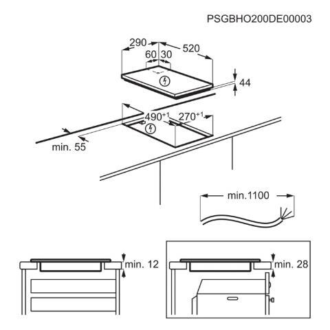Piano Cottura LIT30230C a Induzione 2 Zone Cottura da 29 cm Colore Nero - Foto 2