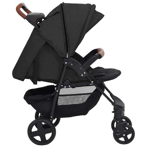 Passeggino 3 In 1 Antracite In Acciaio - Foto 10