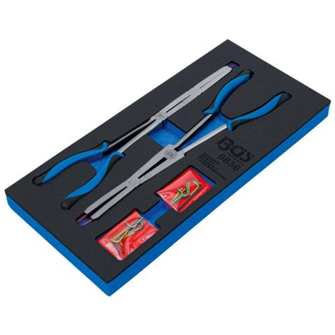 Set Di Pinze Per Anelli Di Sicurezza A Doppio Snodo - 345 Mm - 9836 - Foto 2