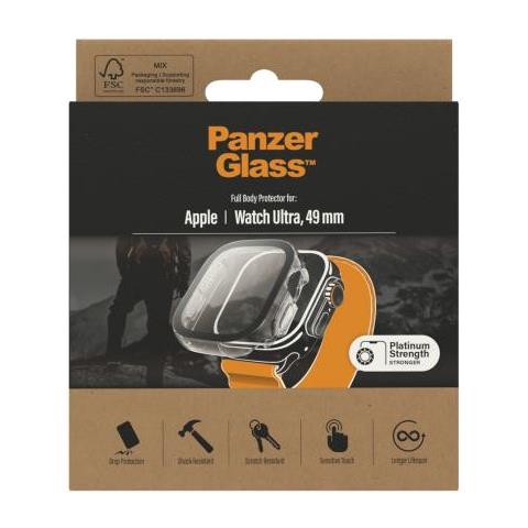 Full Protection Apple Watch New 8 49mm Trasparente Vetro Temperato, Polietilene Tereftalato (pet) - Foto 2