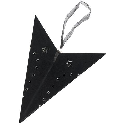 Set Di 2 Stelle Led Carta Nero 60 Cm Motti - Foto 7